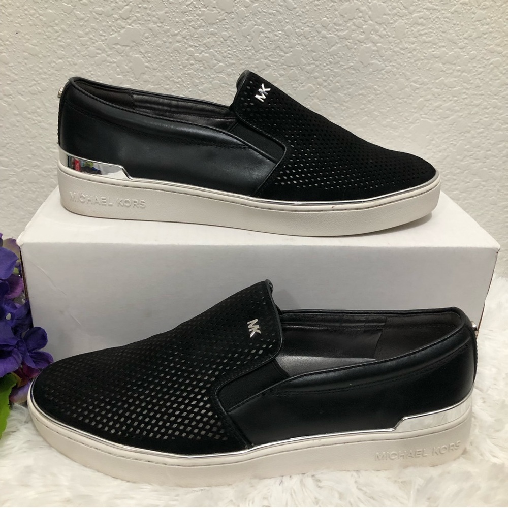Michael Kors Keaton leather upper slip on Sneakers
